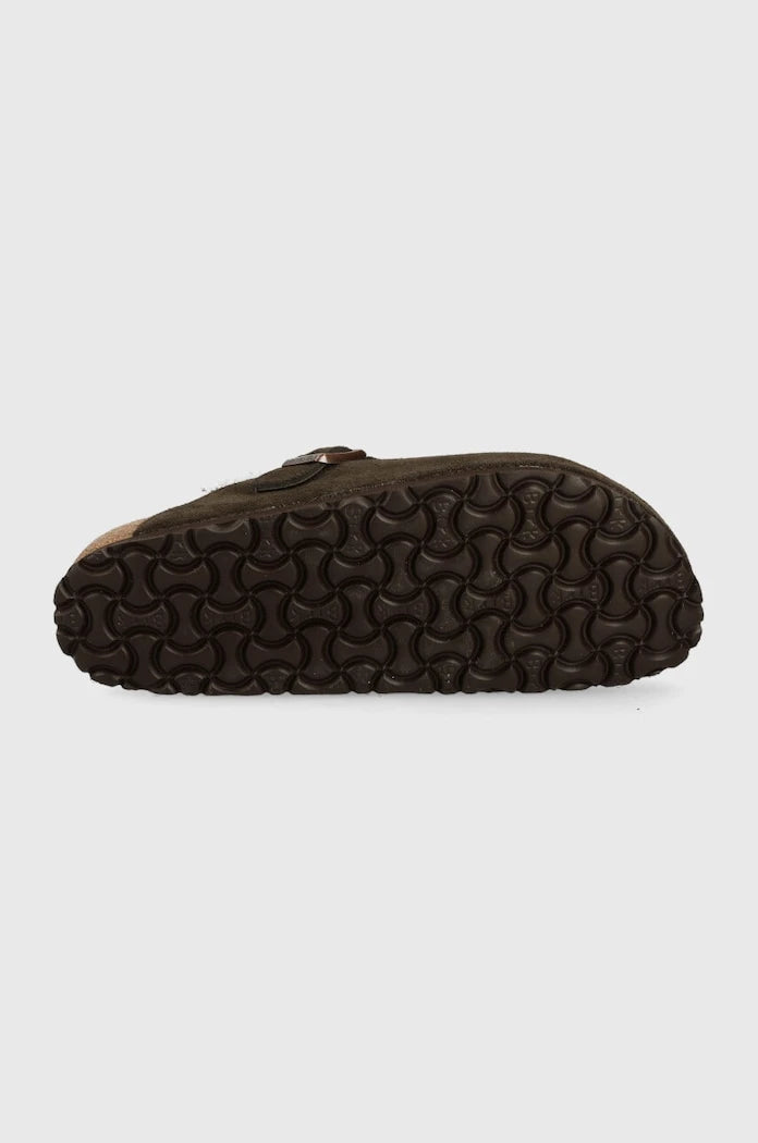 Велурени чехли Birkenstock Boston FUR