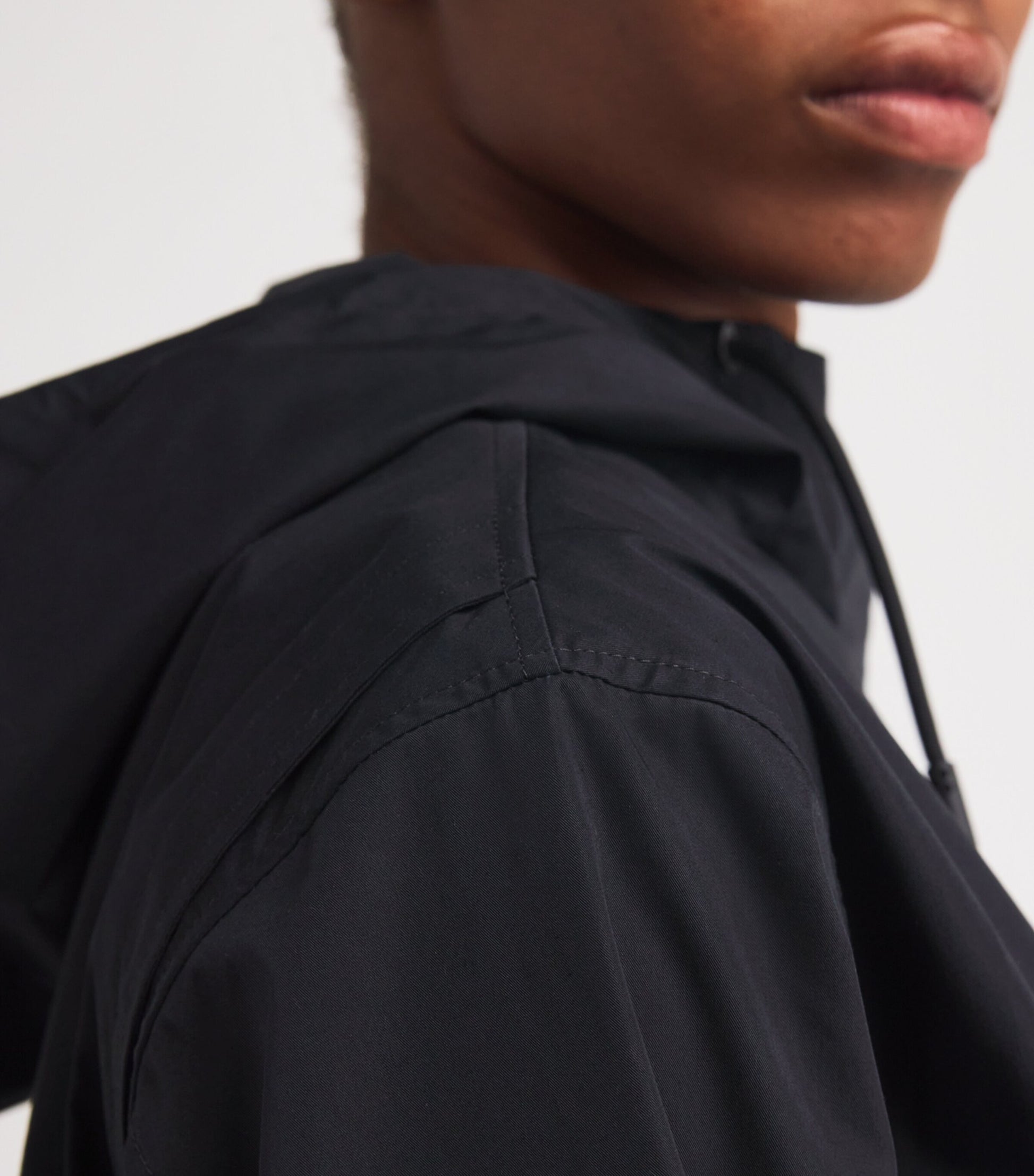 Yves Salomon Black Waterproof Fur-Trim Parka Coat