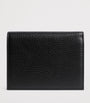 Grained Leather Logo Wallet