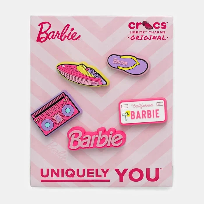 Crocs Barbie Retro 5'li Çocuk Ayakkabı Süsleri