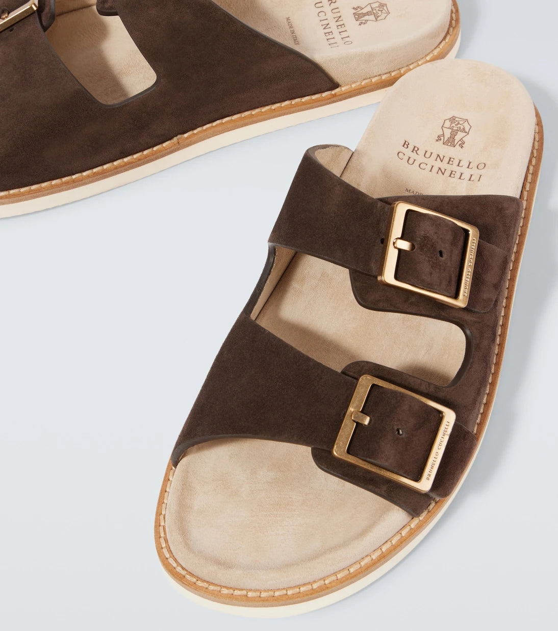 Brunello Cucinelli - Suede slides