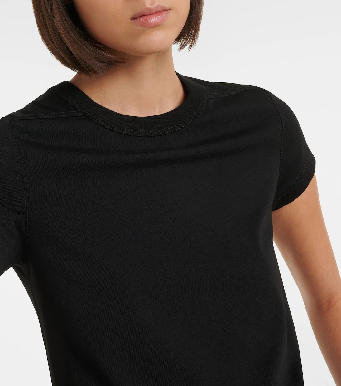 Rick Owens - Cropped Level cotton jersey T-shirt