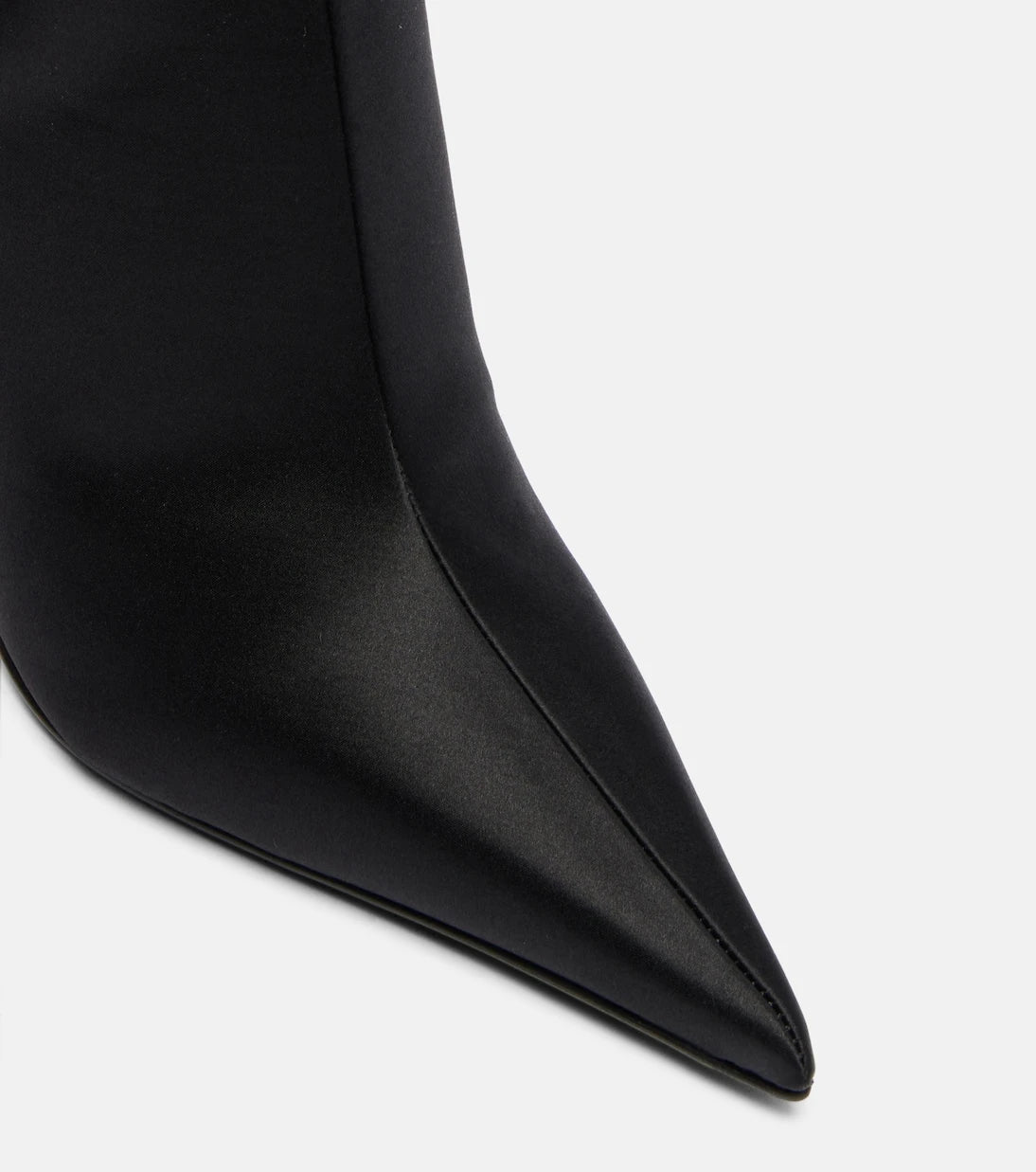 Amina Muaddi - Barbara satin knee-high boots