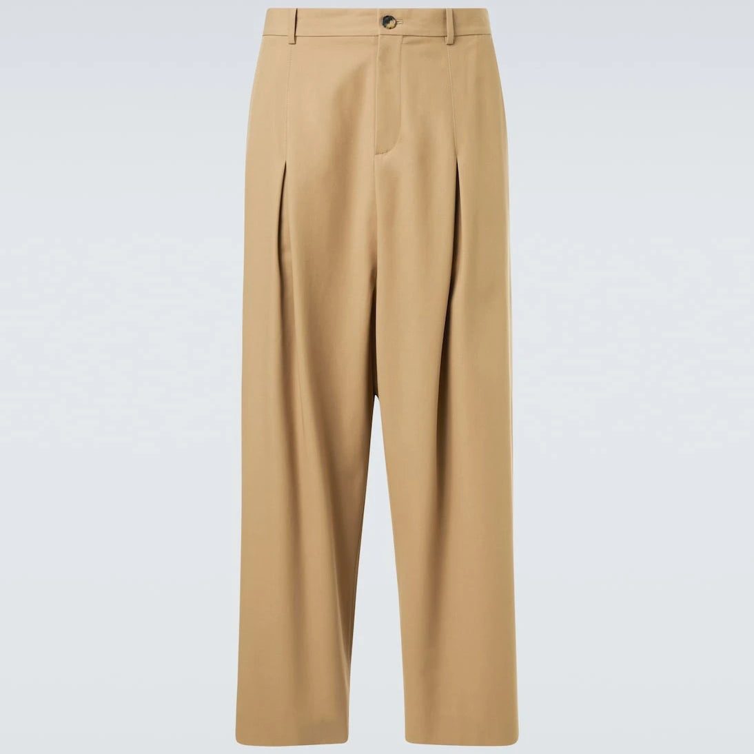 Loewe - Cotton twill wide-leg pants