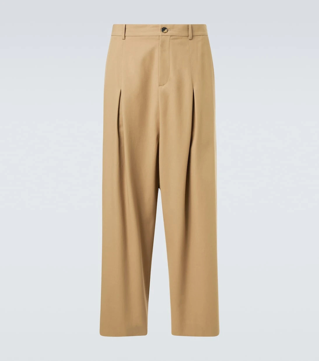Loewe - Cotton twill wide-leg pants