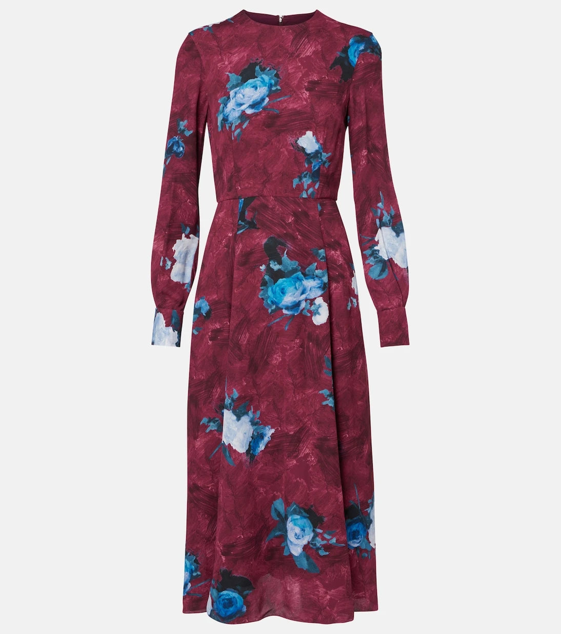Erdem - Floral crêpe midi dress