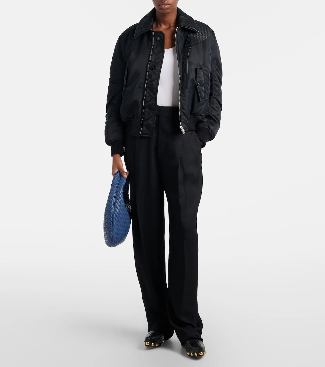 Bottega Veneta - Gondola Intrecciato studded leather clogs
