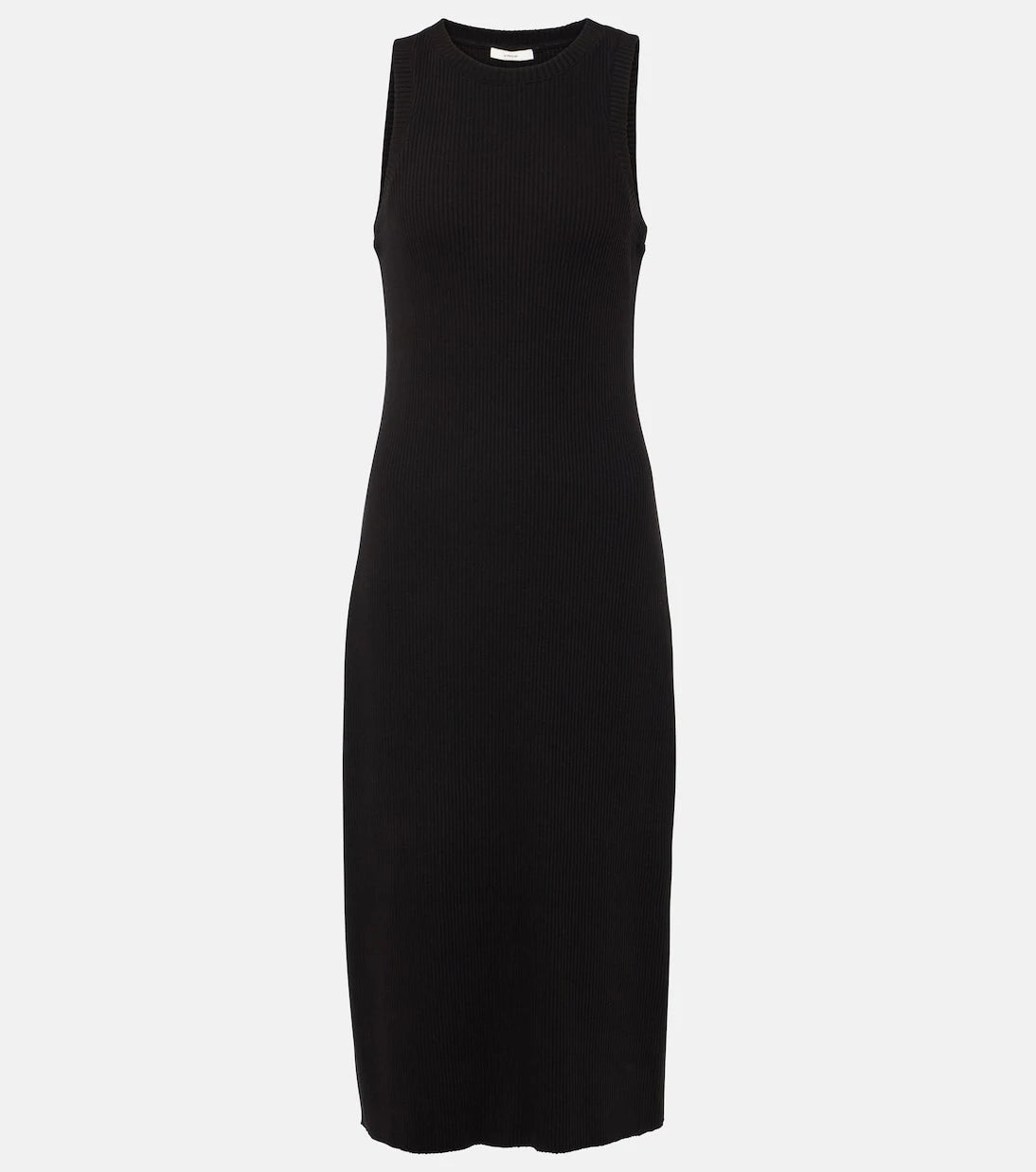 Vince - Ribbed-knit jersey midi dress