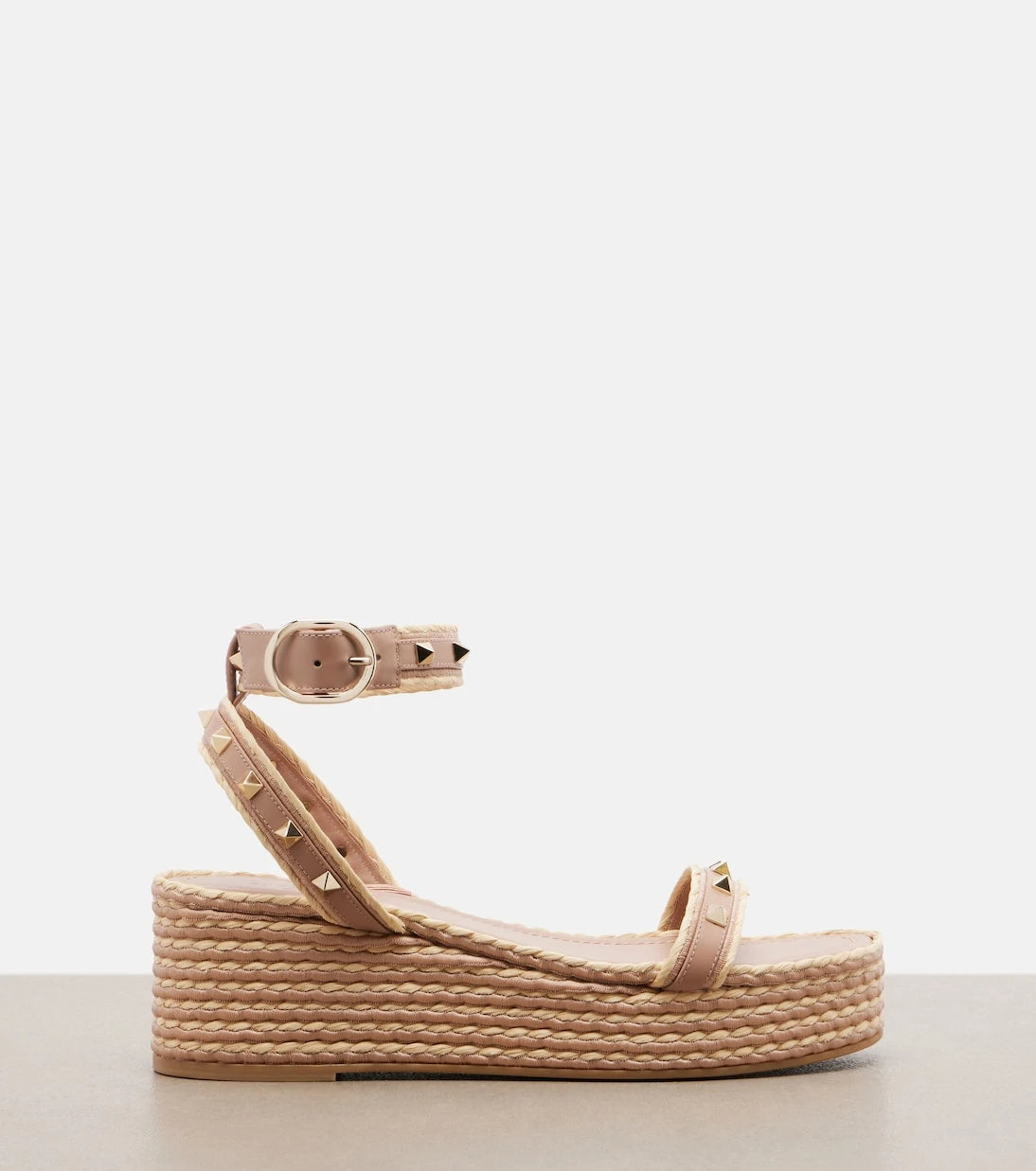 Valentino Garavani - Rockstud leather platform sandals