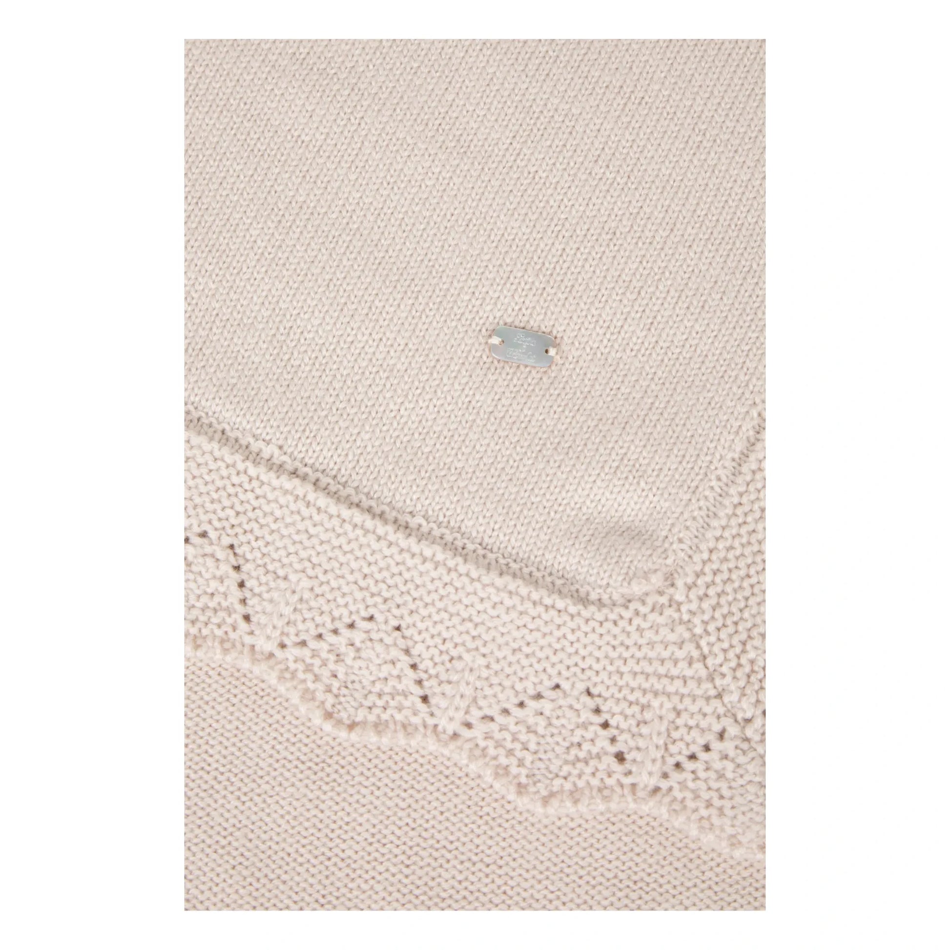 Tartine et Chocolat - Merino Wool Throw | Beige