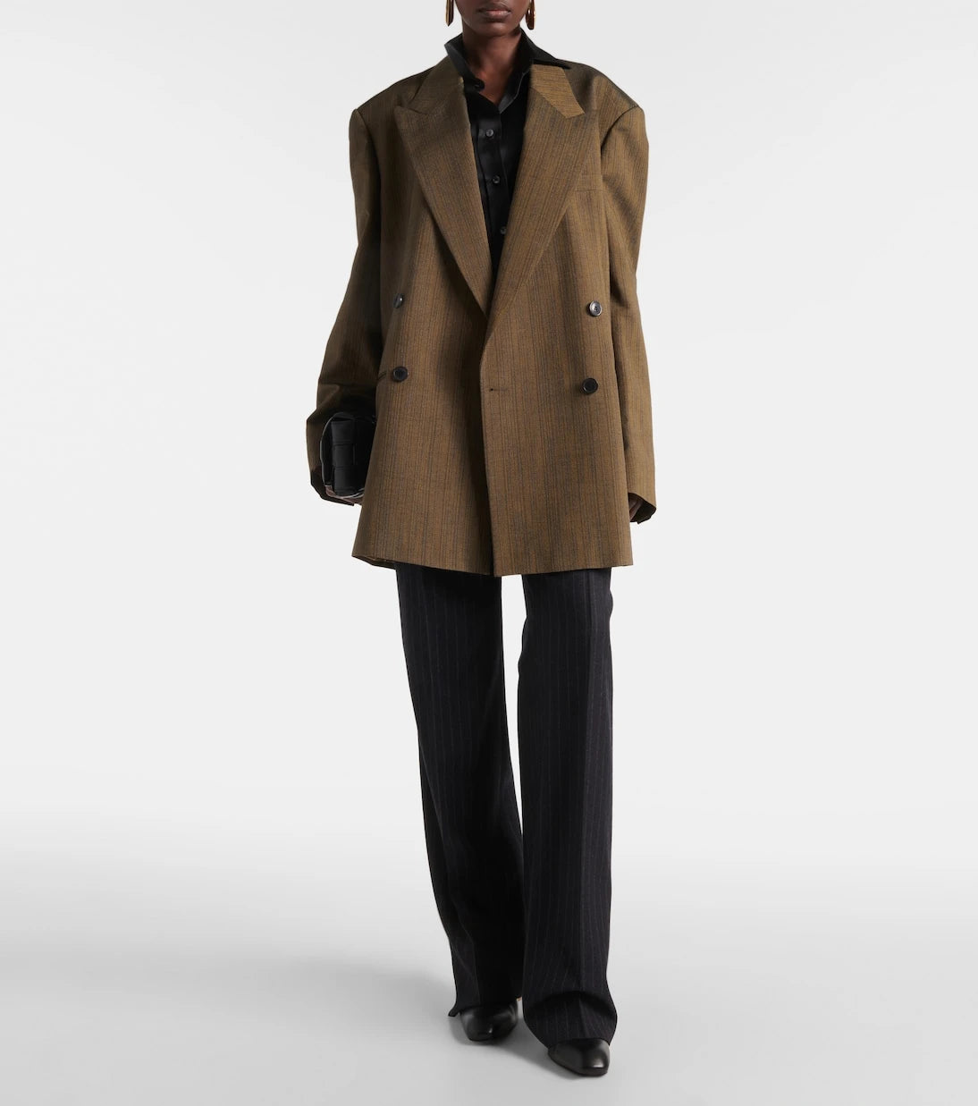 Dries Van Noten - Double-breasted cotton-blend blazer