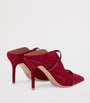Malone Souliers Red Lace Maureen Mules 85