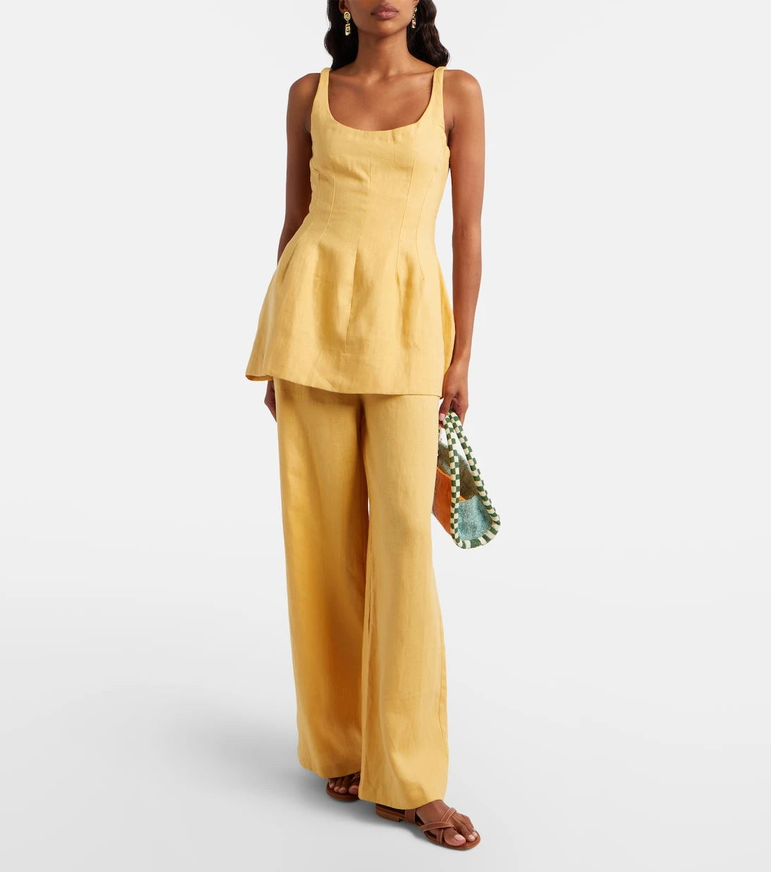 Faithfull - Syna linen wide-leg pants