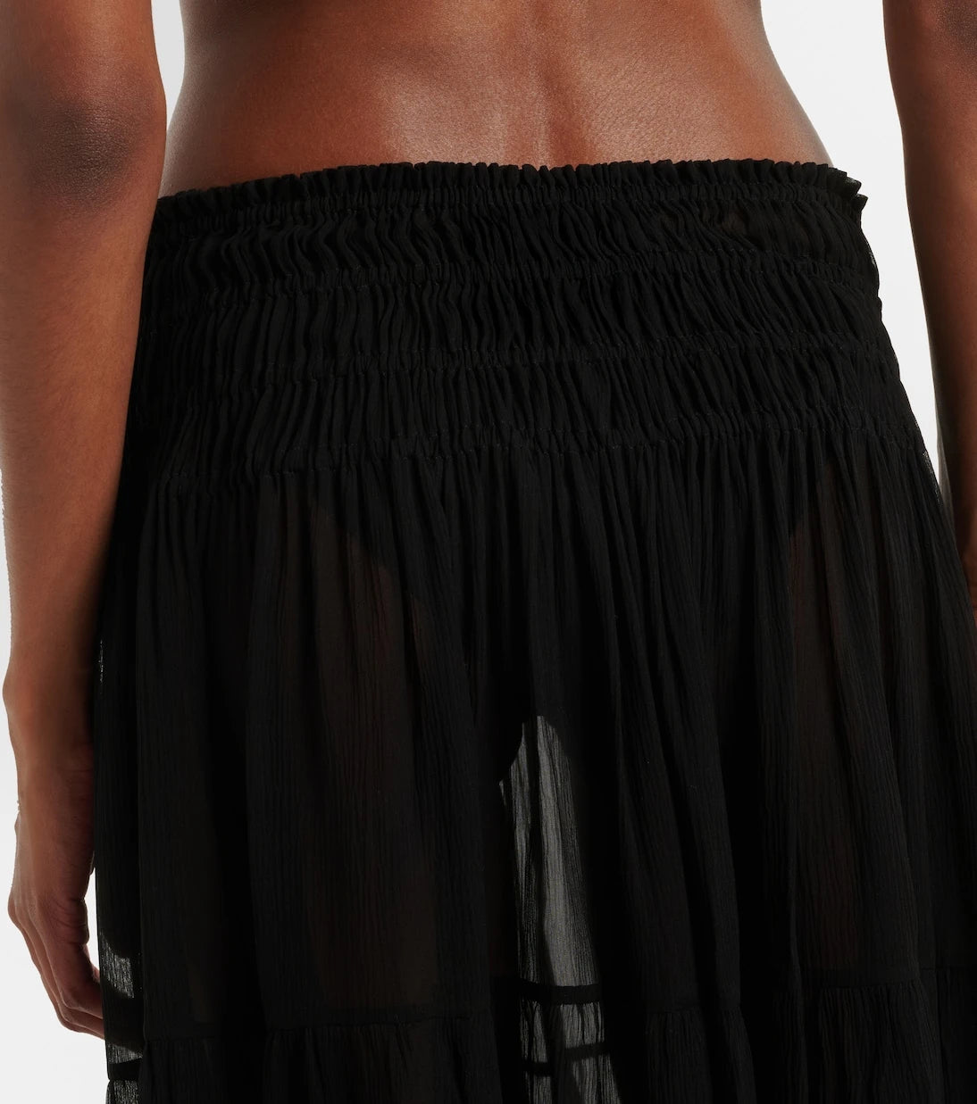 Eres - Irresistible silk chiffon maxi skirt