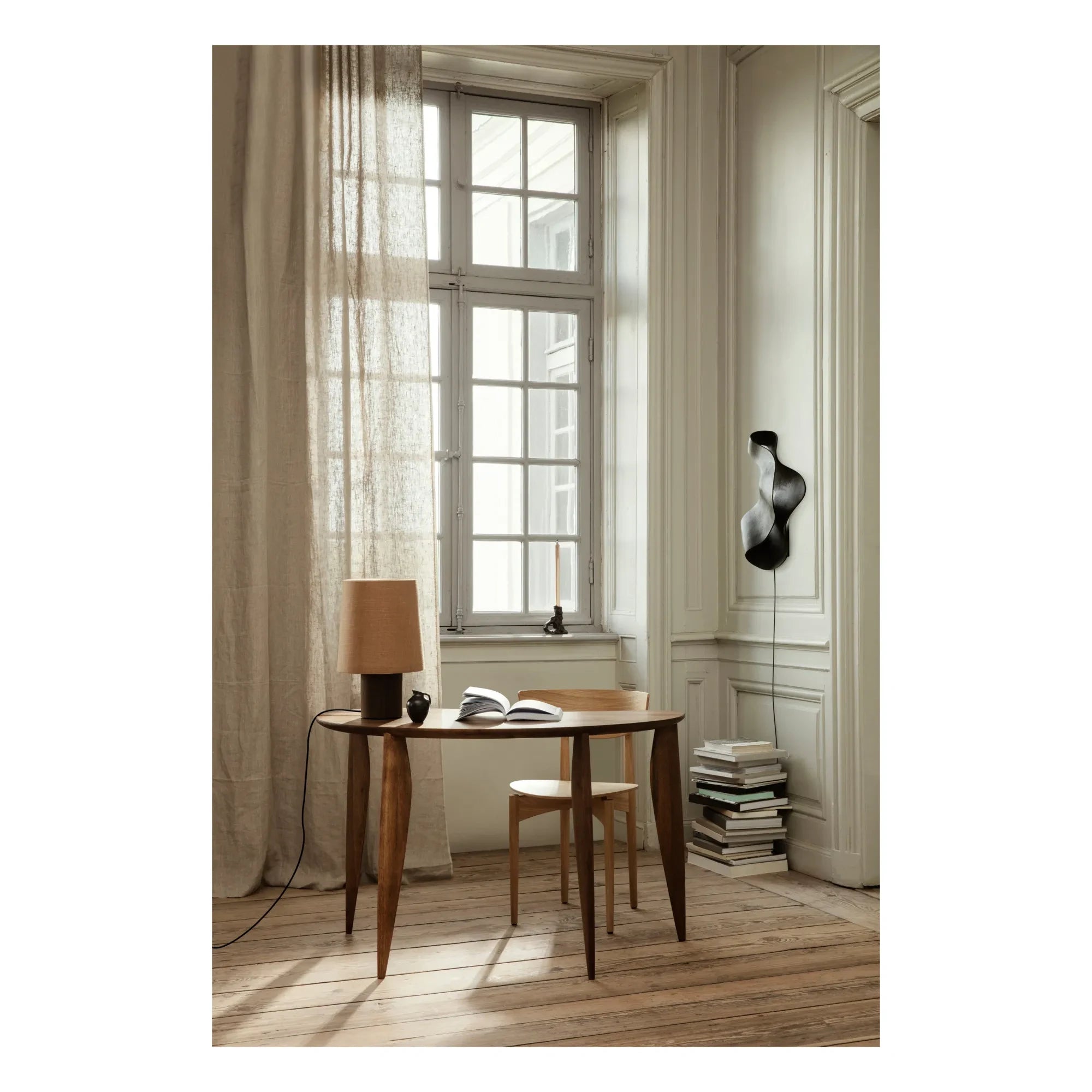 Ferm Living - Fève Desk - FSC Wood | Walnut