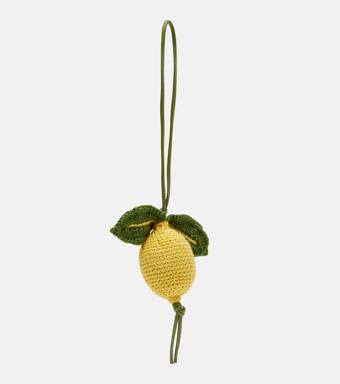 JW Anderson - Lemon crochet bag charm
