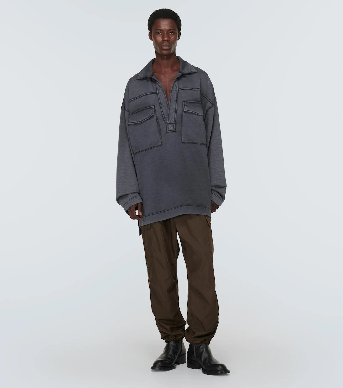 Dries Van Noten - Hassette cotton jersey sweatshirt
