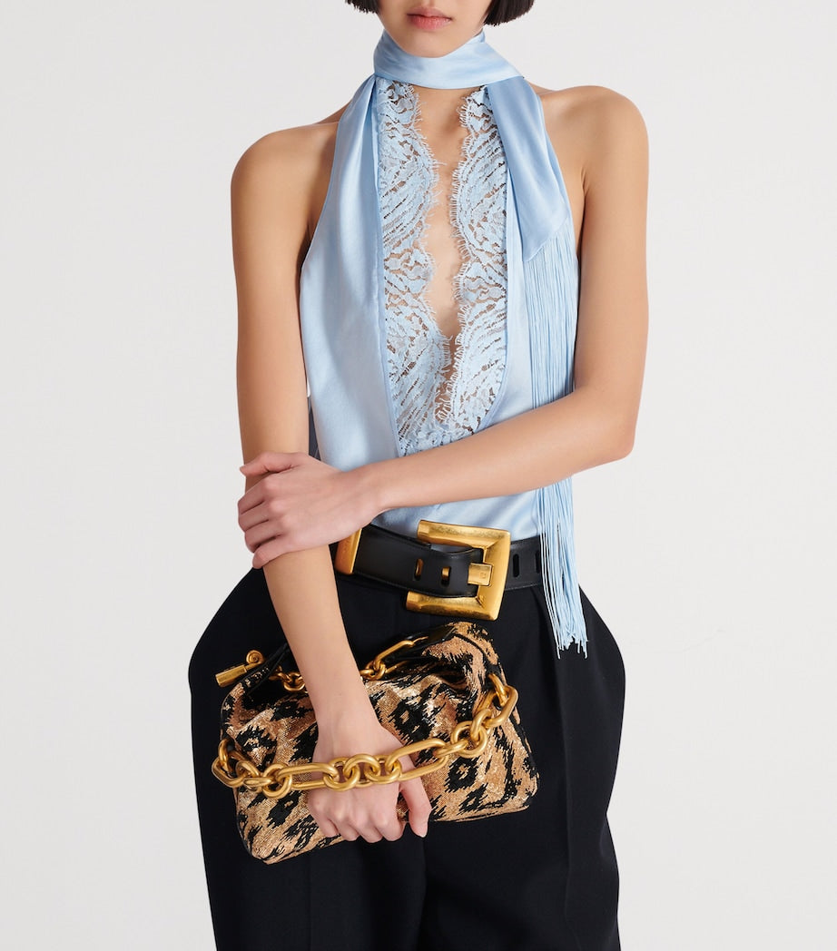 Mini Leopard Sync Shoulder Bag