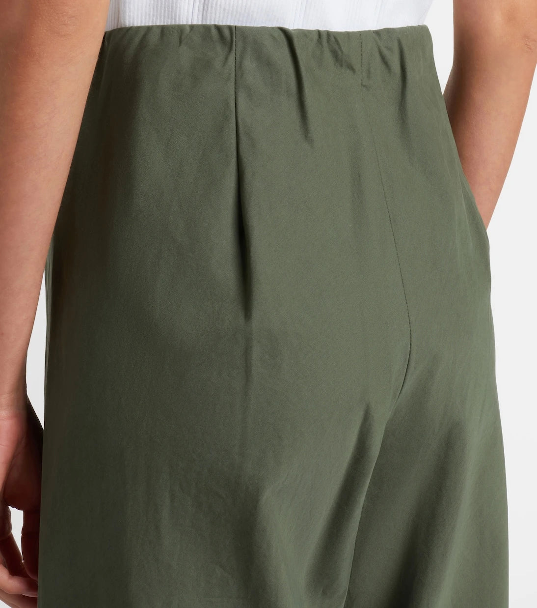 Vince - Colette cotton twill wide-leg pants