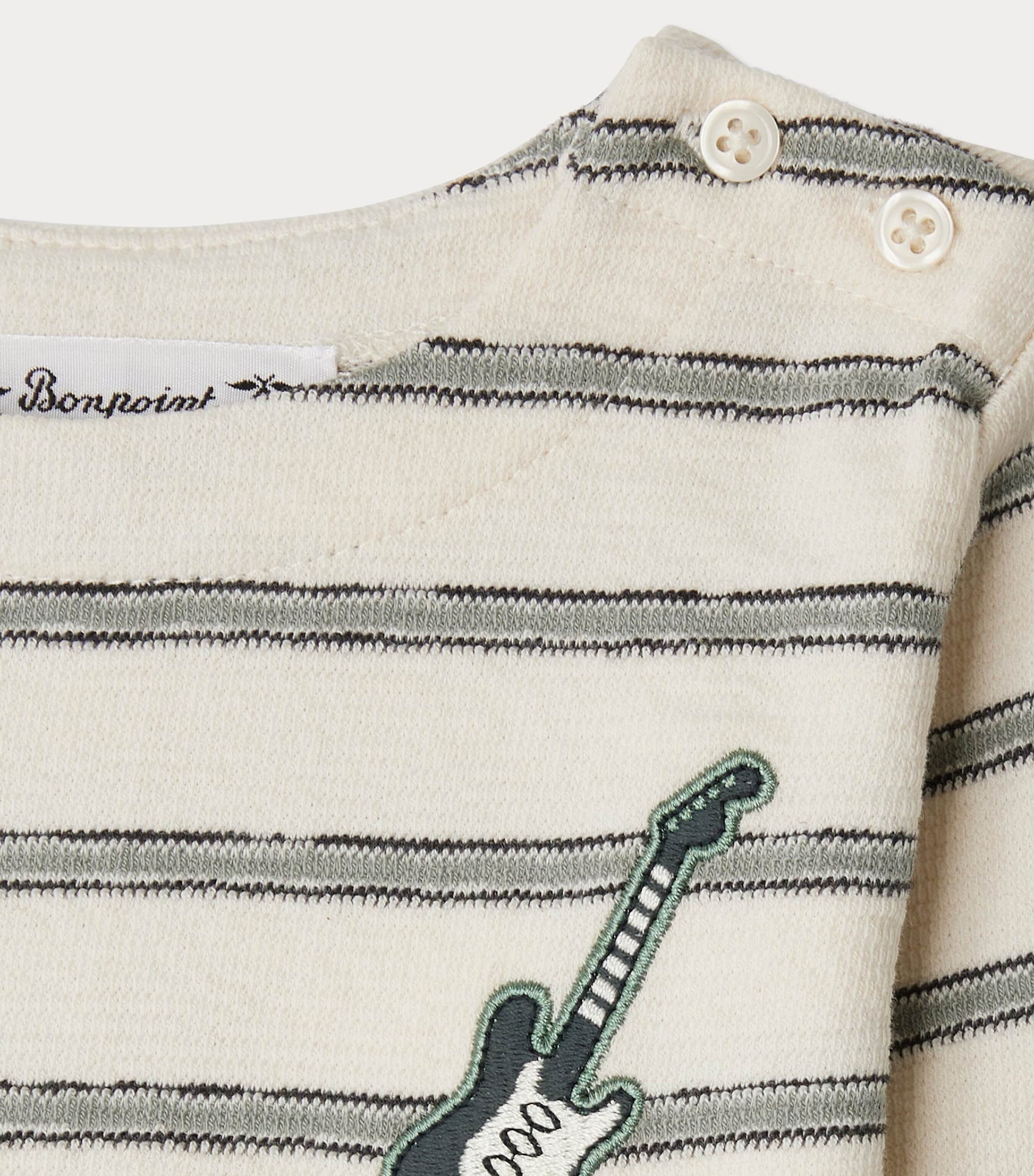 Cotton Guitar Long-Sleeve T-Shirt (6-18 Months)