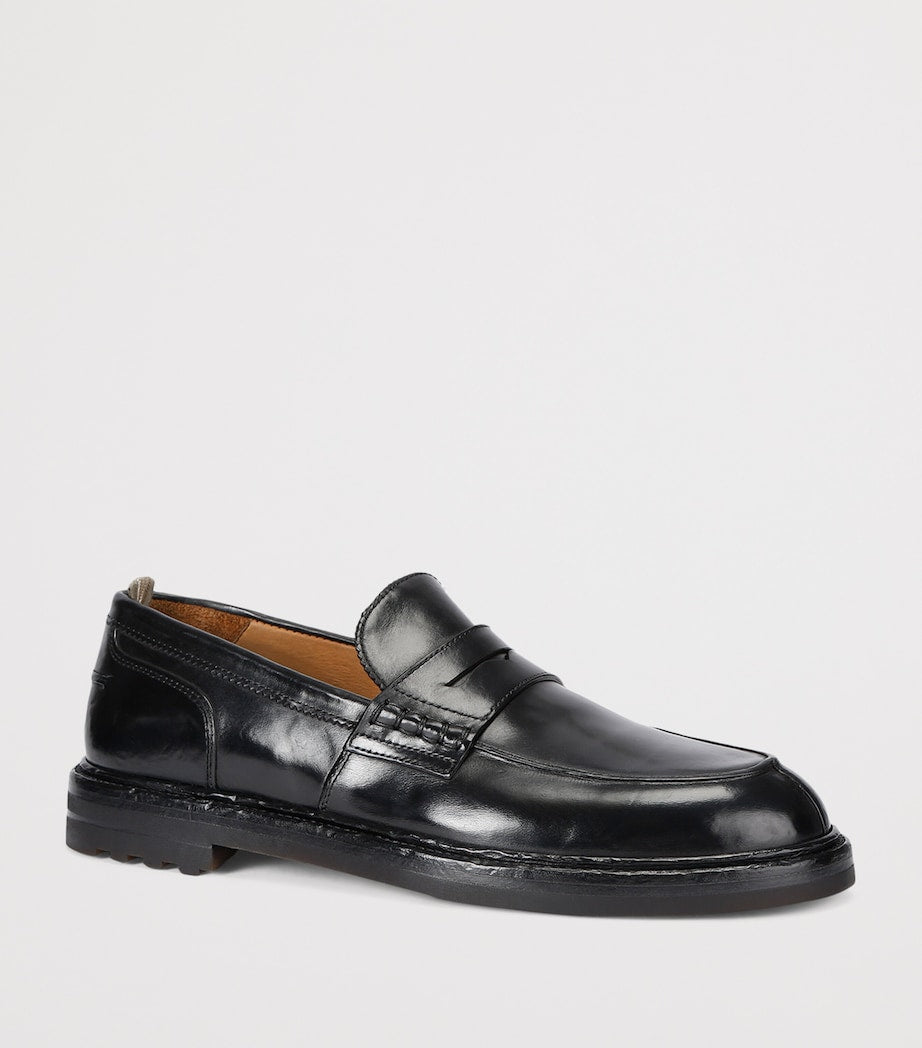 Officine Creative Leather Sax Flexi Loafers