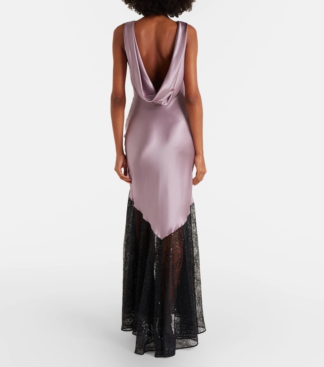 Nina Ricci - فستان مزيج الحرير