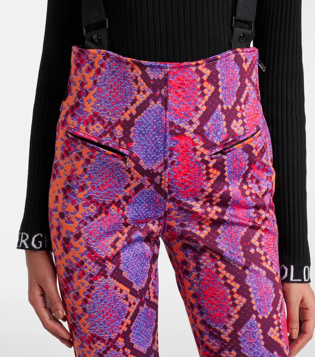 Goldbergh - Elena snake-effect ski salopettes