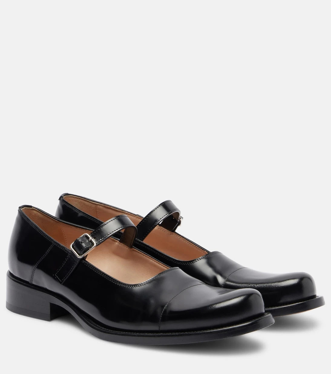 The Row - Kai leather Mary Jane flats