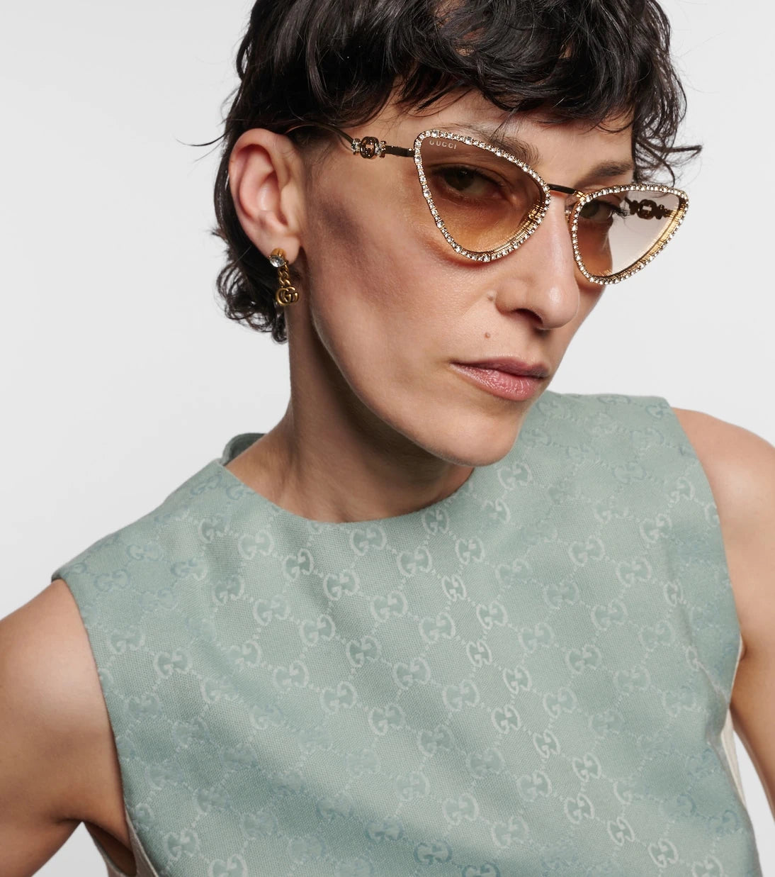 Gucci - Interlocking G cat-eye sunglasses