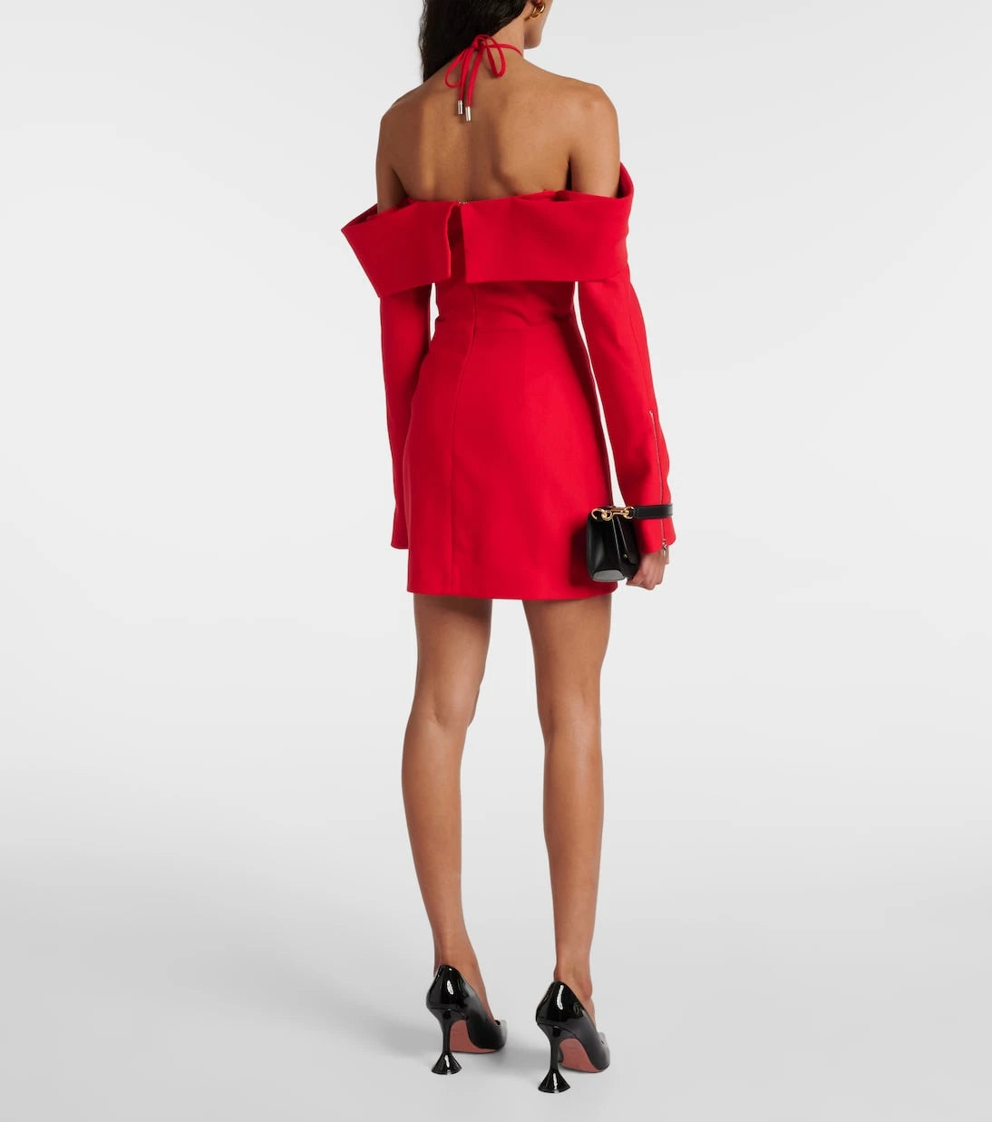 David Koma - Wool-blend minidress