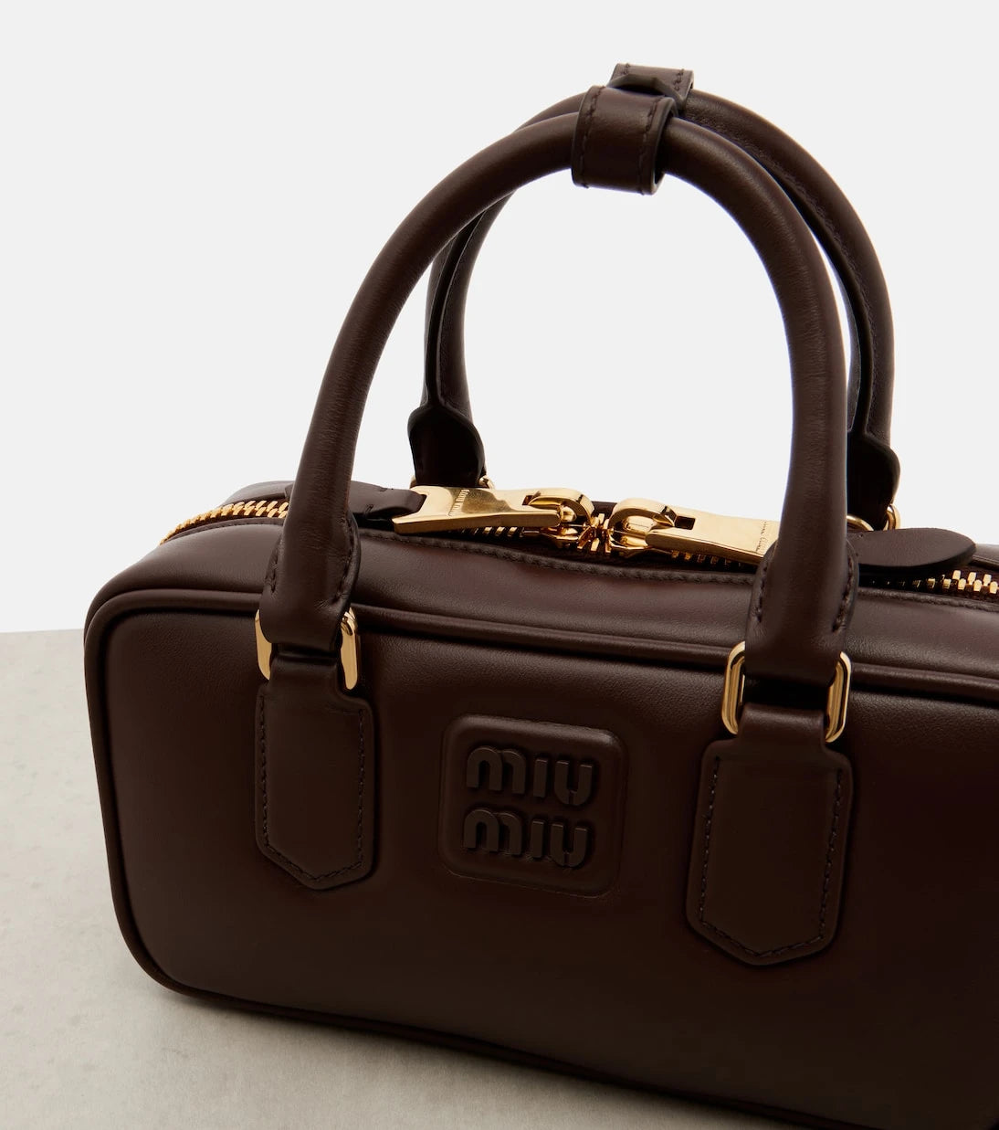 Miu Miu - Arcadie leather tote bag