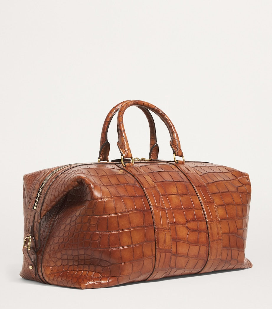 Alligator Leather Welington Duffle Bag