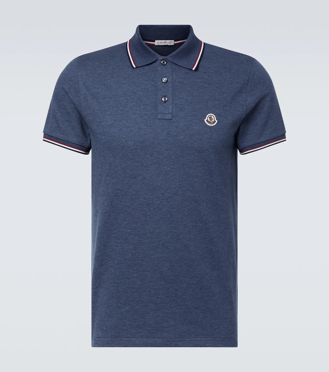 Moncler - Cotton piqué polo shirt
