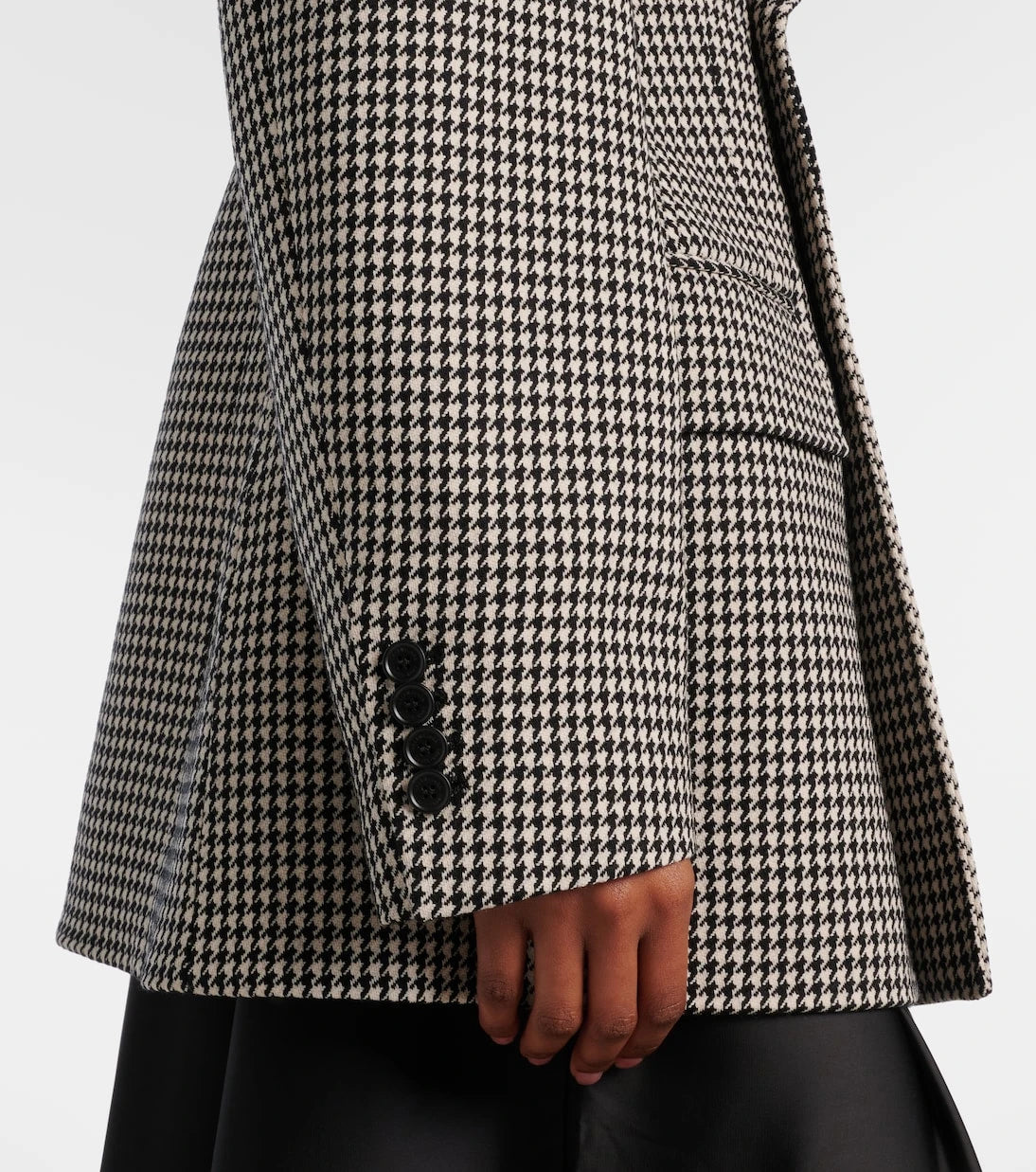 Balenciaga - Houndstooth wool blazer