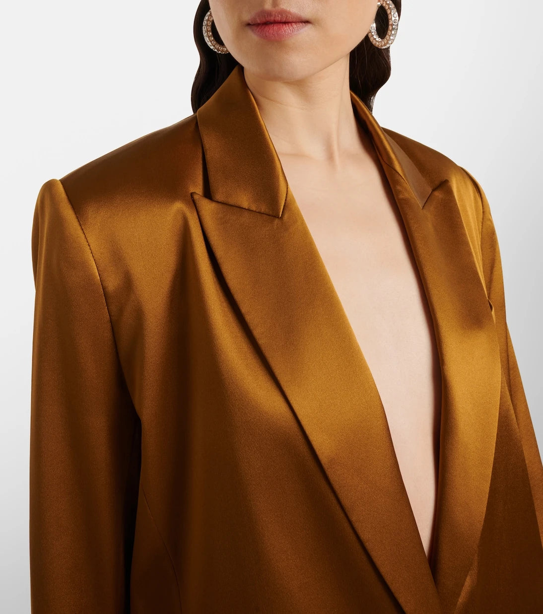 The Sei - Oversized silk satin blazer
