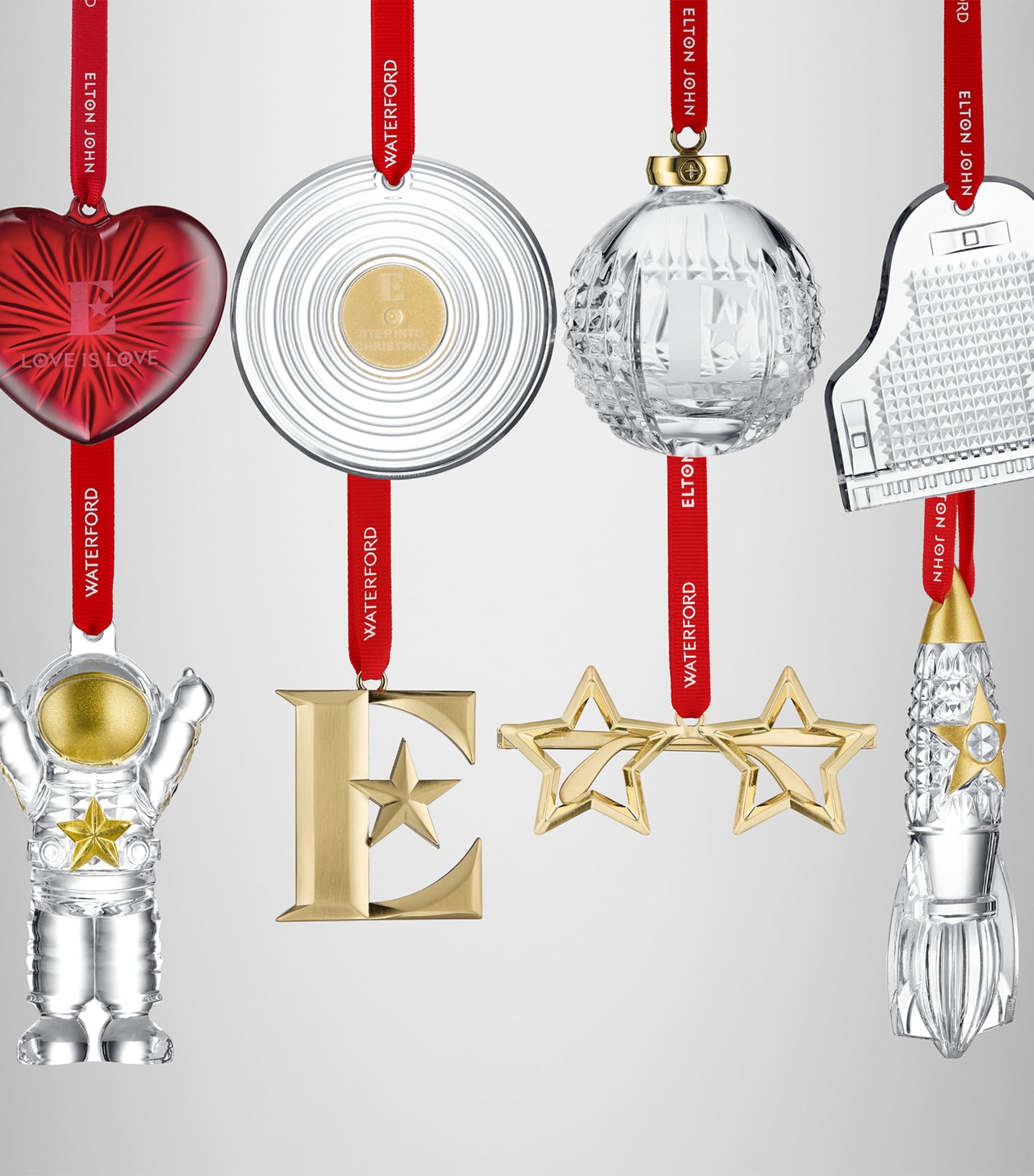 Elton John Ornament Set