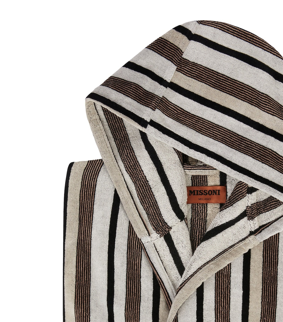 Missoni Home Towelling Striped Craig Robe (Medium)