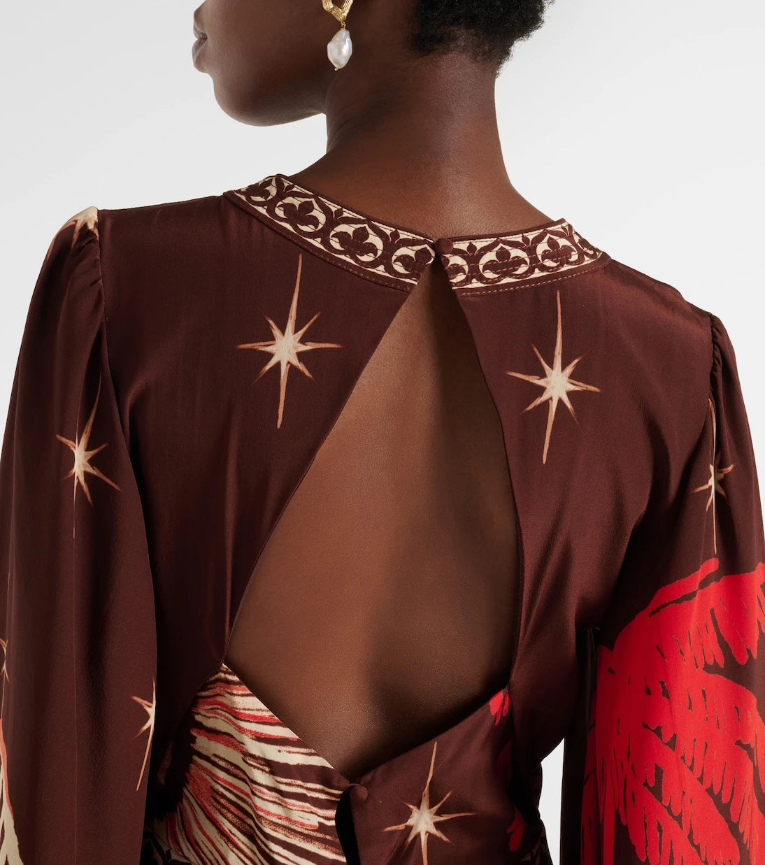 Johanna Ortiz - Printed silk maxi dress