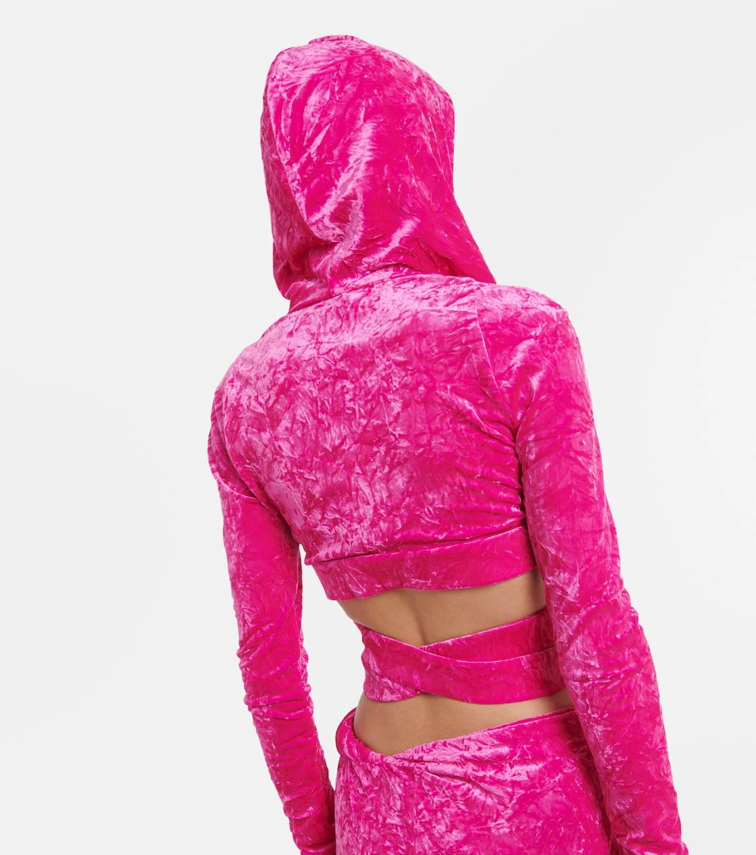 Versace - Medusa Biggie velvet hoodie