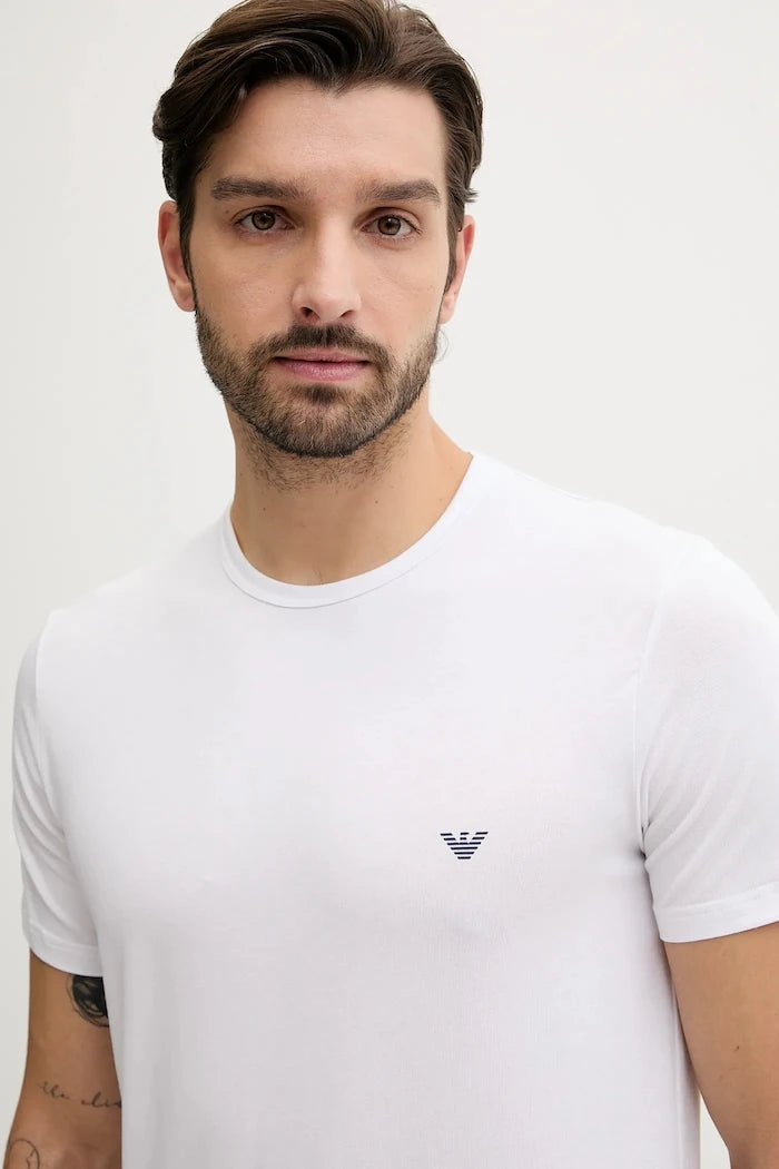 Emporio Armani Underwear basic erkek pamuk ve elastan tişört 2 adet