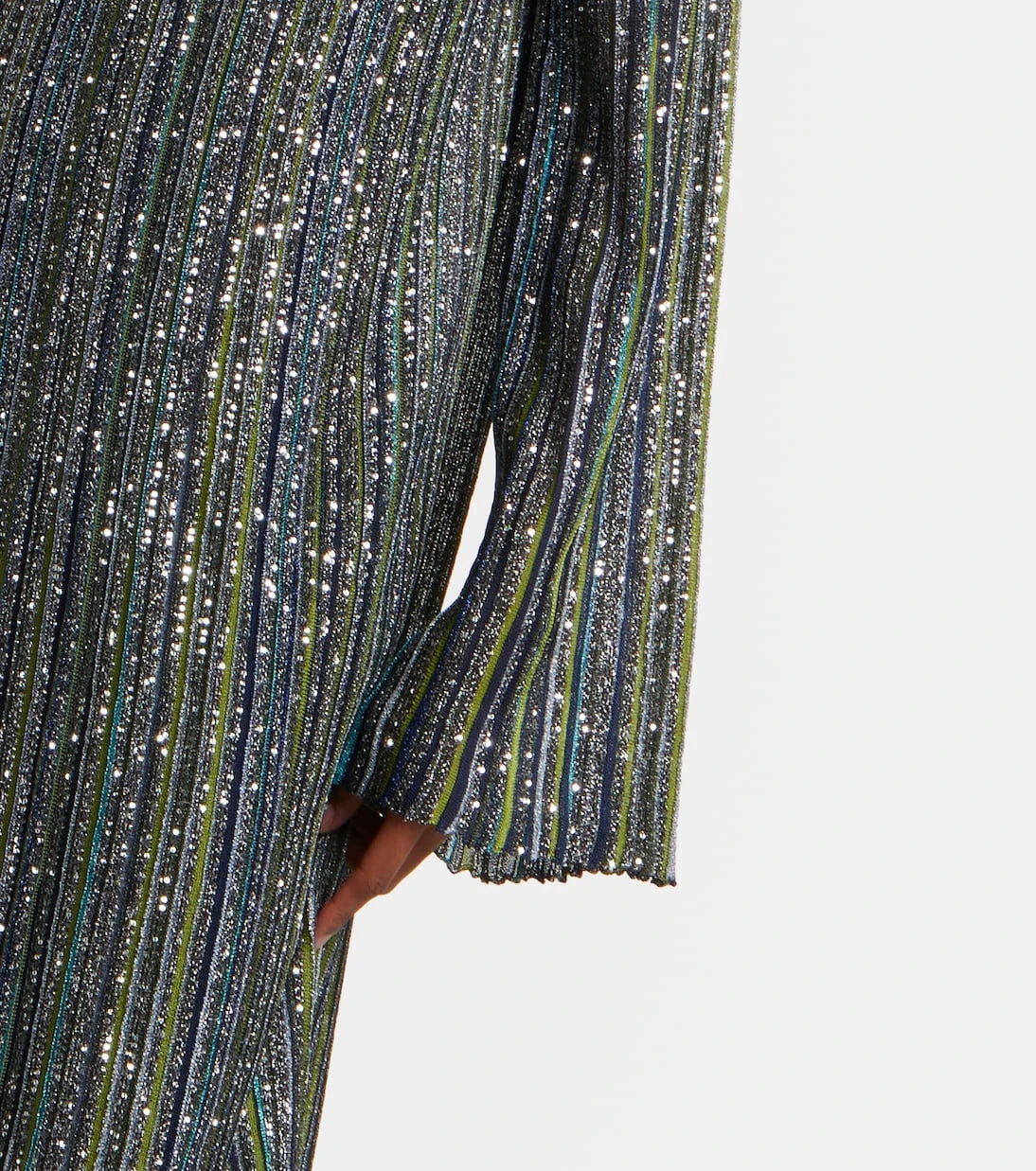 Missoni - Striped lamé gown