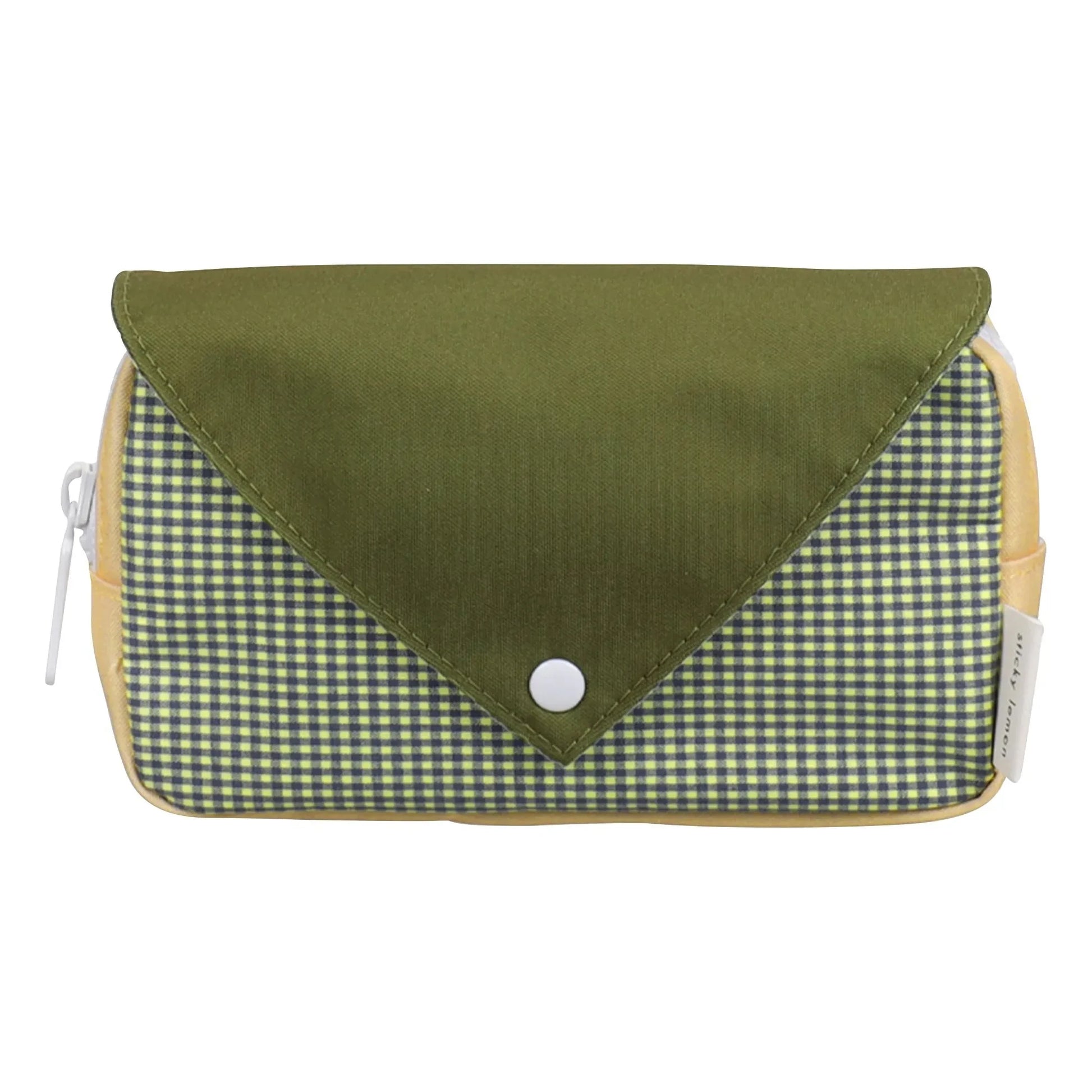 Sticky Lemon - Small Envelope Carreaux Banana Bag | Brown