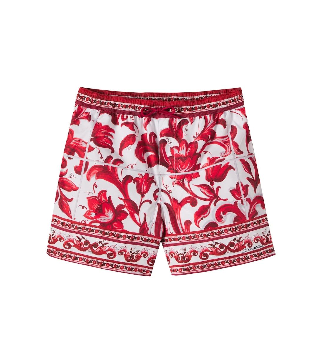 Dolce&Gabbana Kids - Majolica swim trunks