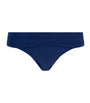 Heidi Klein Navy Textured Fold Over Bikini Bottoms