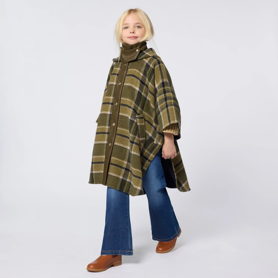 Chloé Kids - Plaid coat