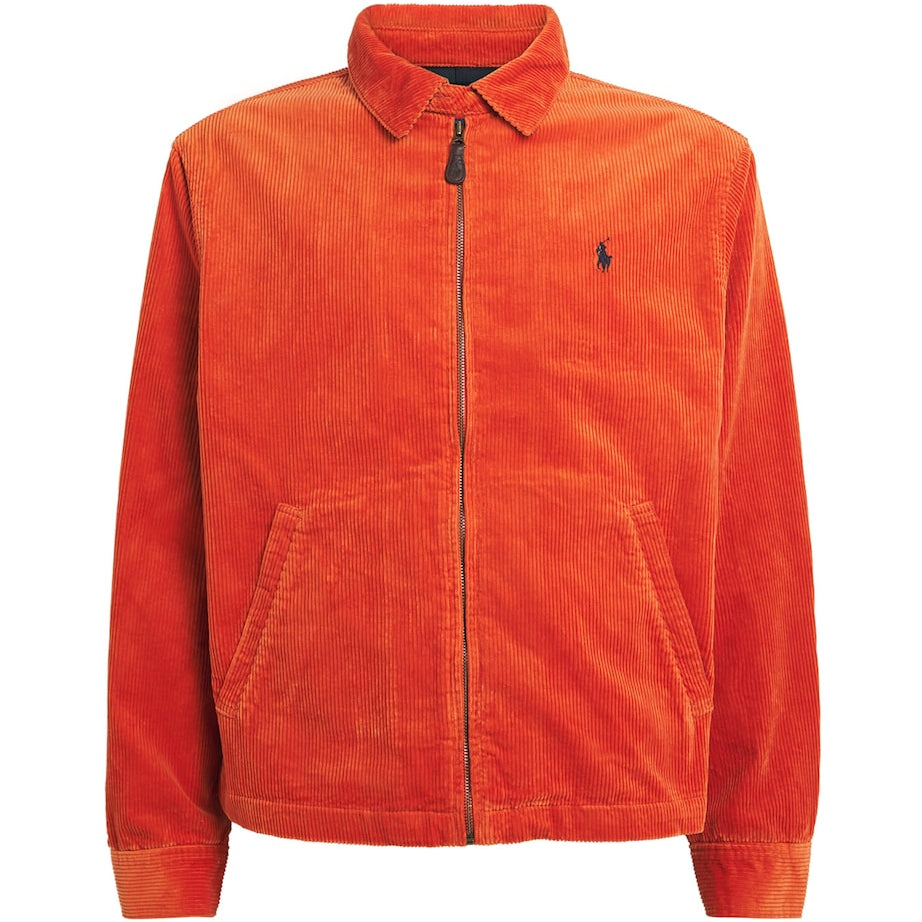 Polo Ralph Lauren Orange Cotton Corduroy Wynton Jacket