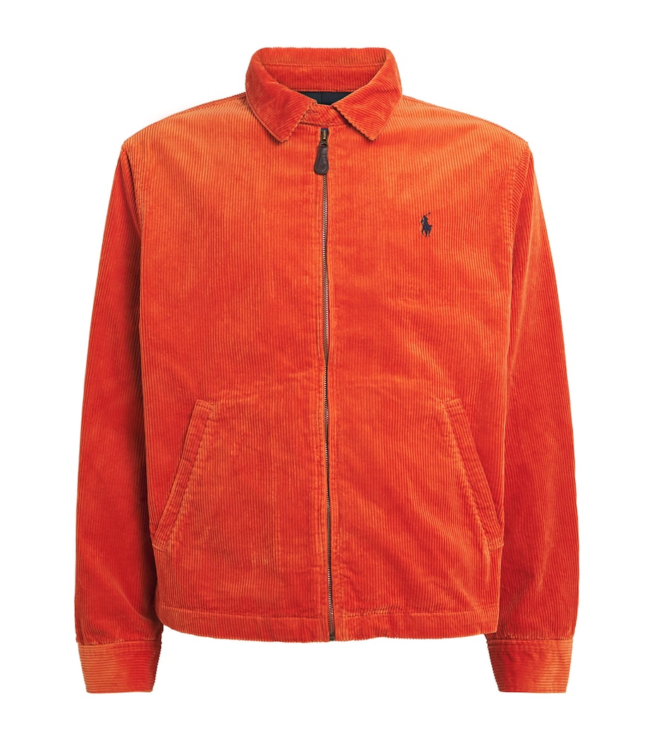 Polo Ralph Lauren Orange Cotton Corduroy Wynton Jacket