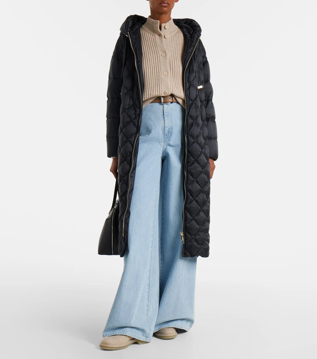 Max Mara - Baker cashmere combat boots