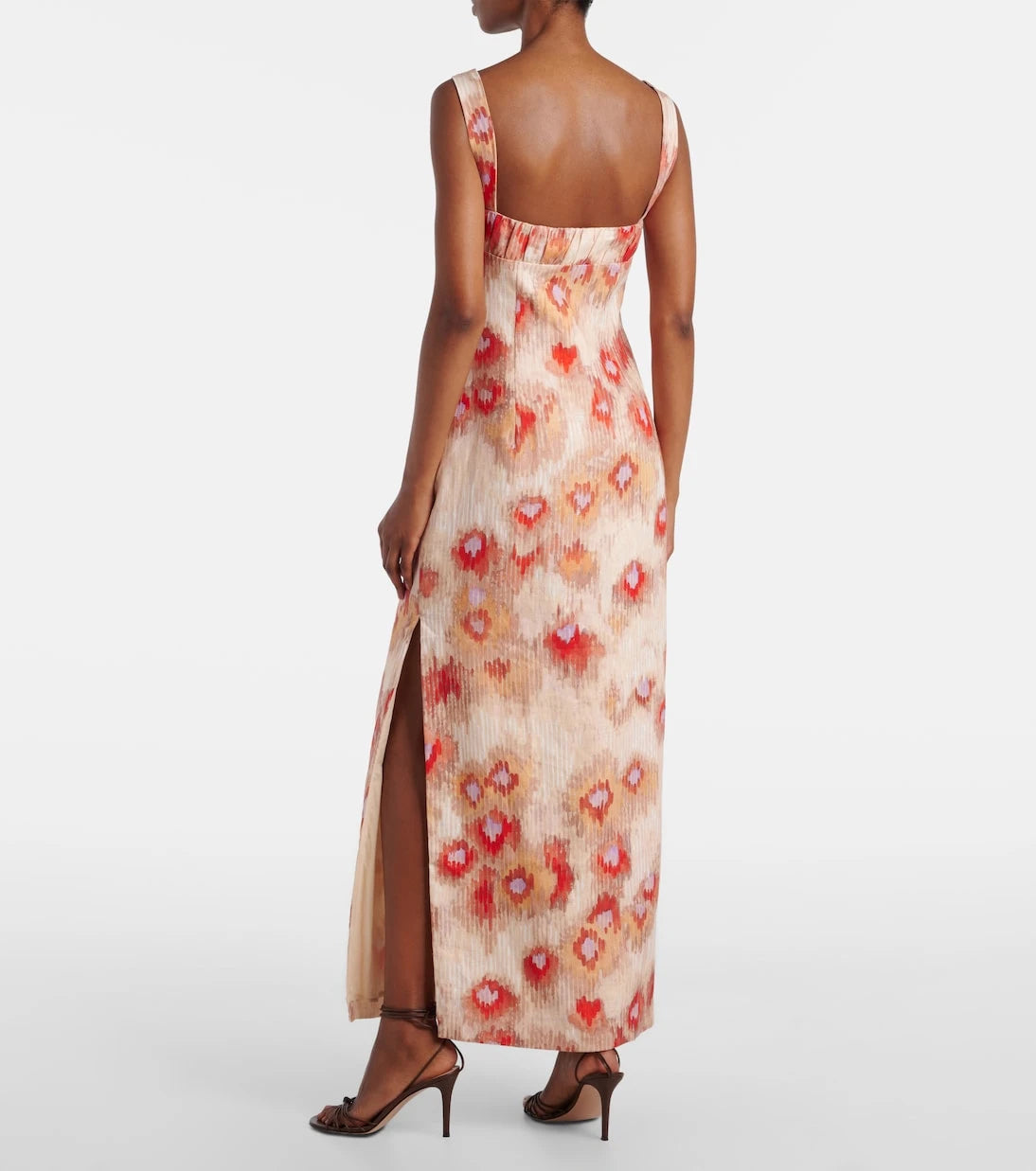 SIR - Bettina printed linen maxi dress