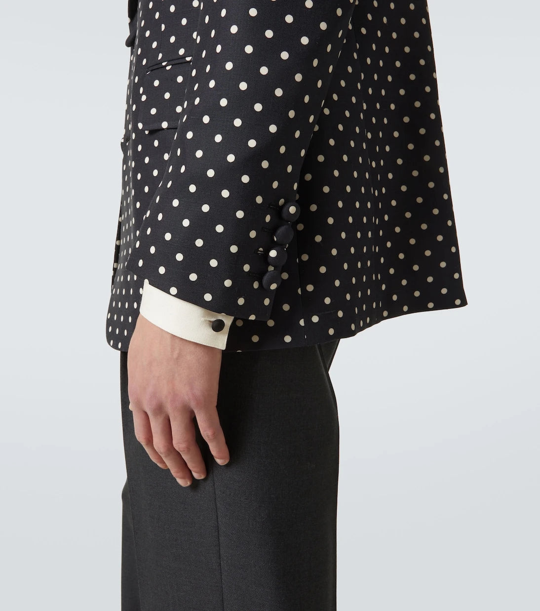 Valentino - Polka-dot silk blazer